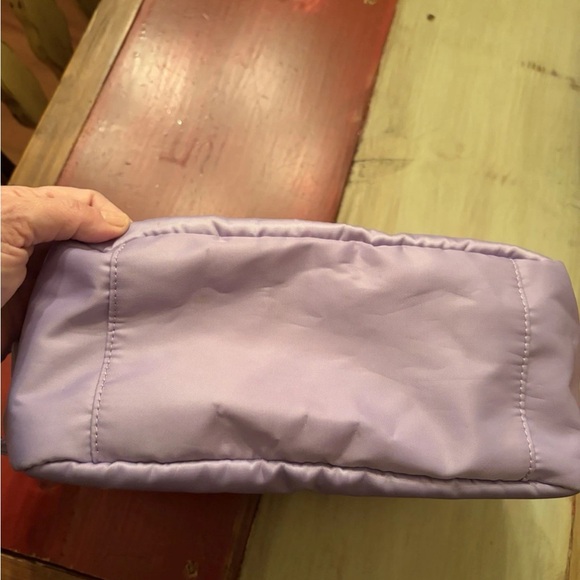 Stoney Clover Lane Lavender Pouch with Pink, Blue & White Plane Patches - Picture 2 of 8